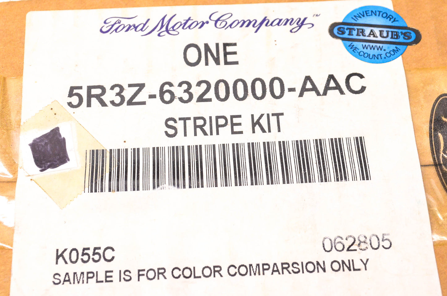 New OEM Ford 5R3Z-6320000-AAC Mustang Stripe Kit NOS