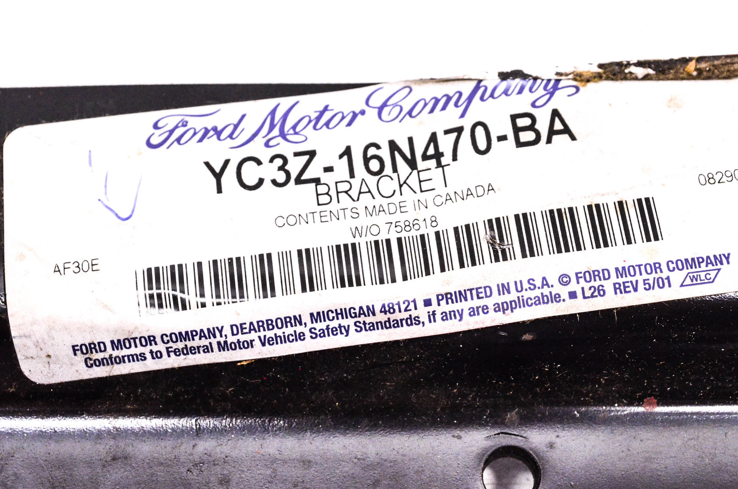 New OEM Ford YC3Z-16N470-BA Bracket NOS
