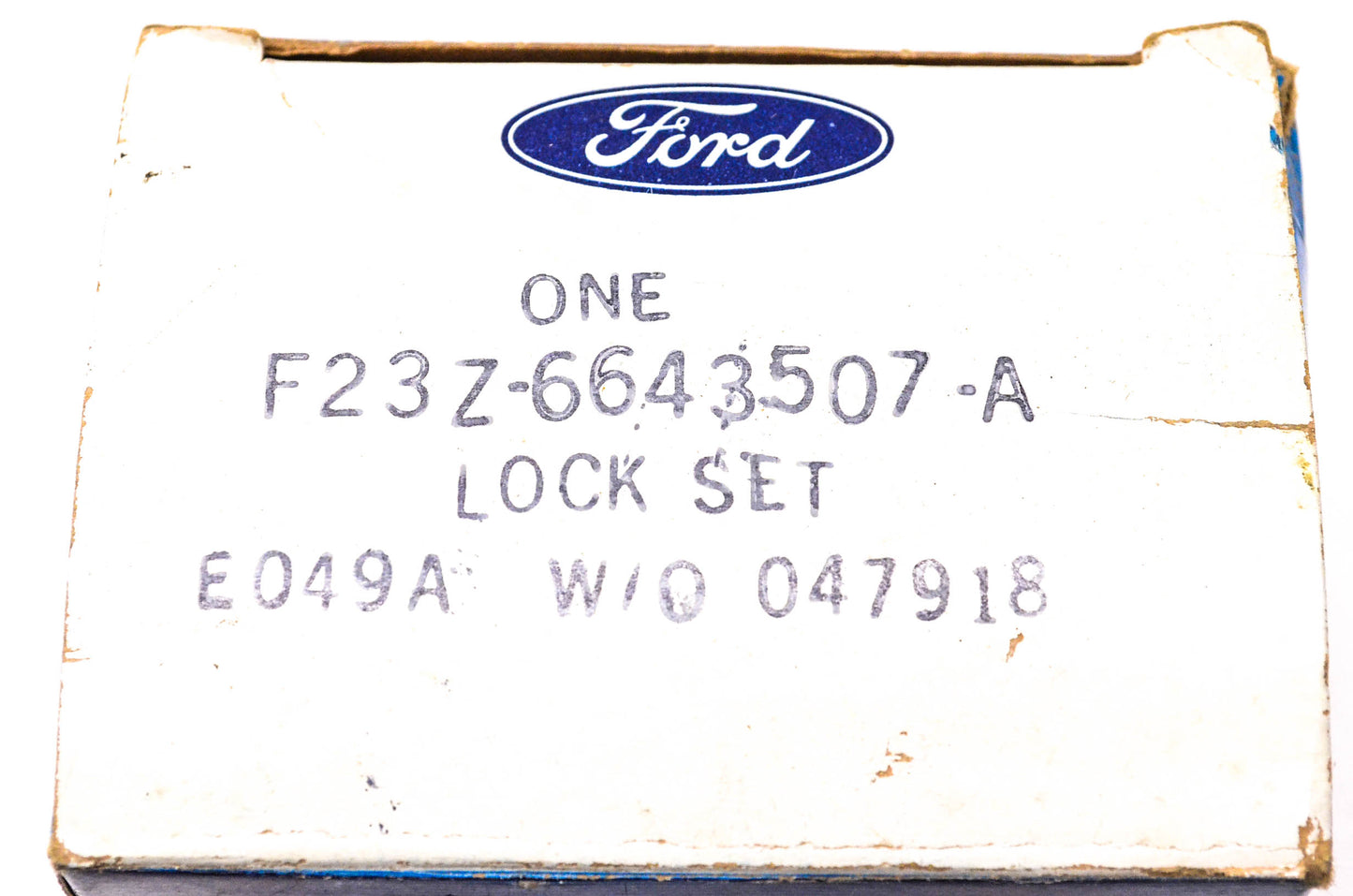 New OEM Ford F23Z-6643507-A Glove Box Lock Kit NOS
