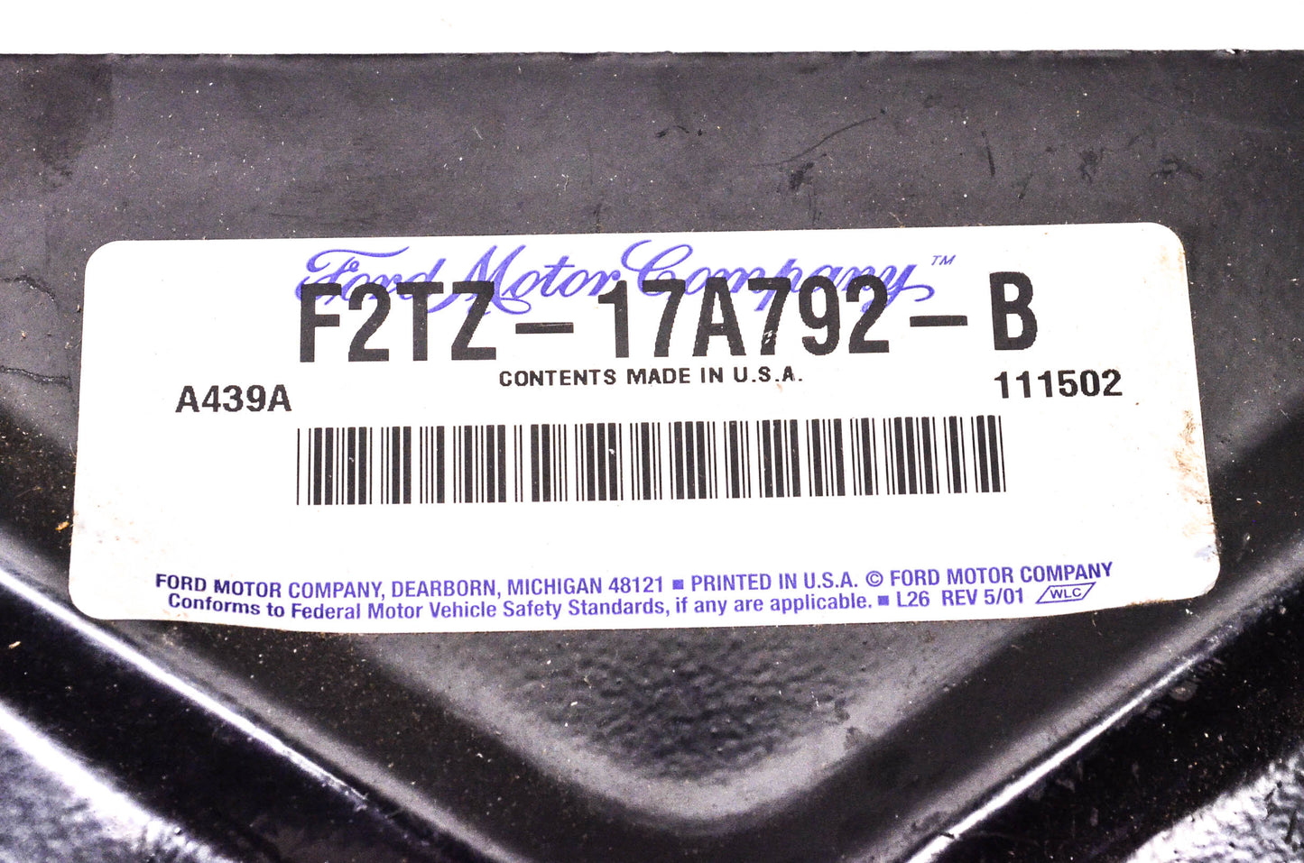 New OEM Ford F2TZ-17A792-B Bumper Reinforcement NOS