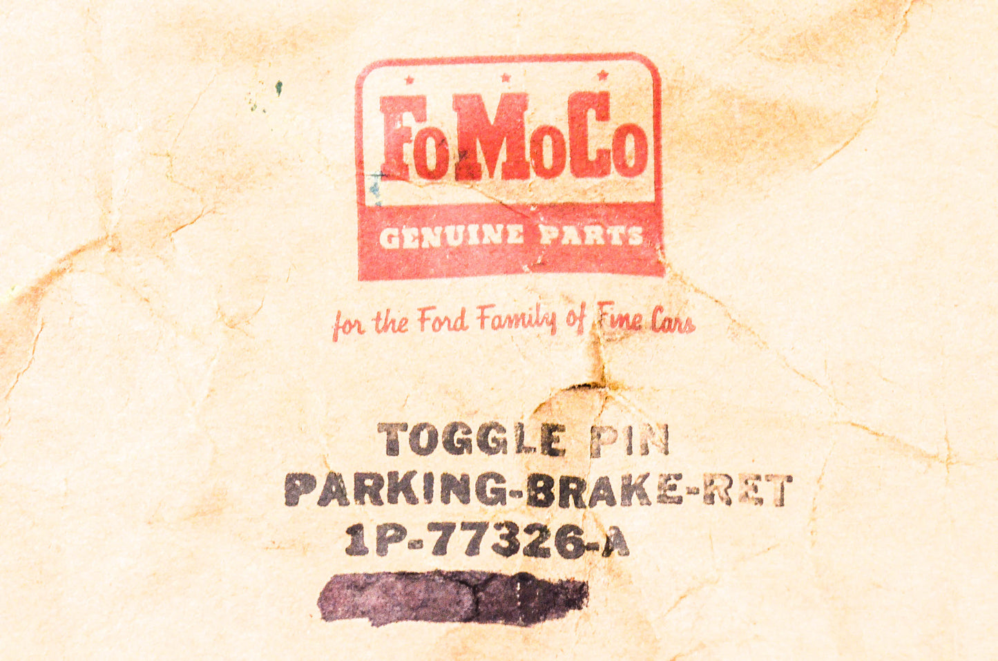 New OEM Ford 1P-77326-A Parking Brake Retainer NOS