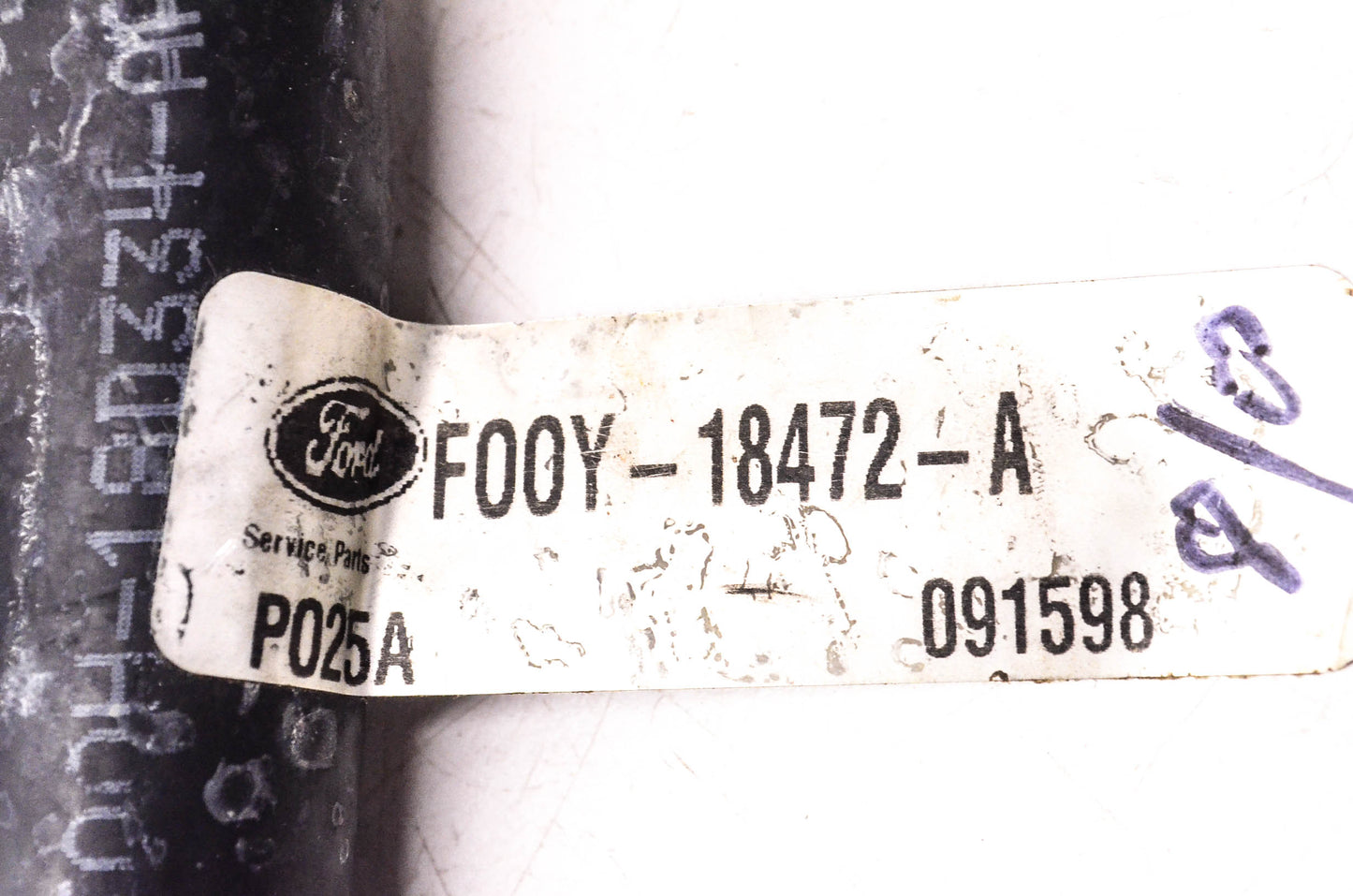 New OEM Ford F00Y-18472-A Hose NOS