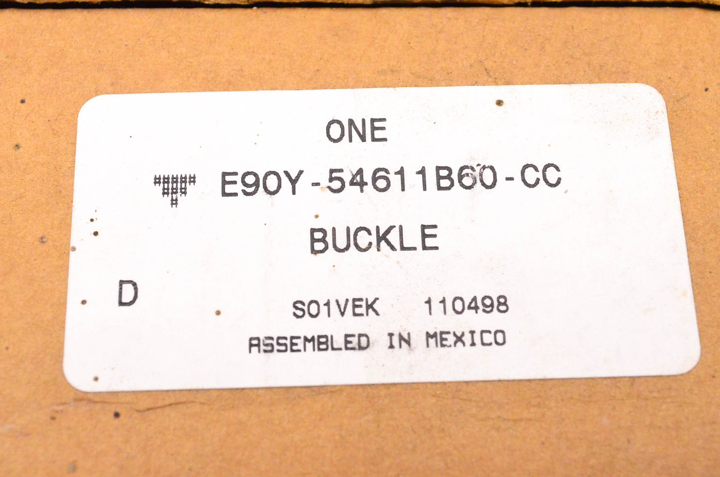New OEM Ford E90Y-54611B60-CC Seat Belt NOS