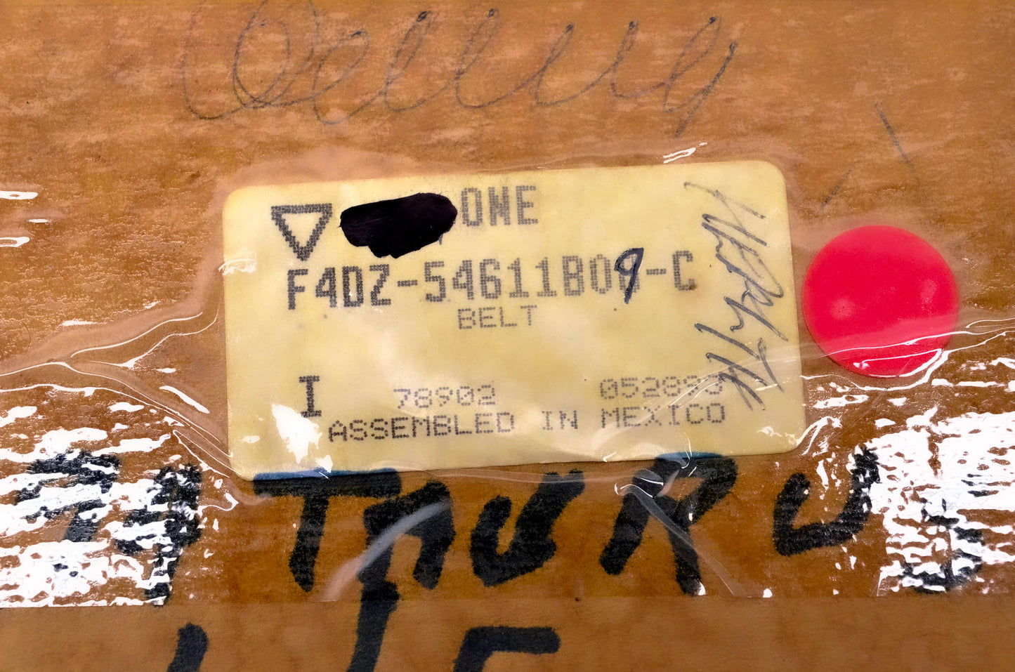 New OEM Ford F4DZ-54611B09-C Belt NOS