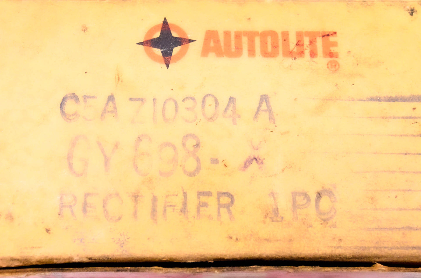 Autolite C5AZ-10304-A, GY-698 Alternator Recitifier NOS