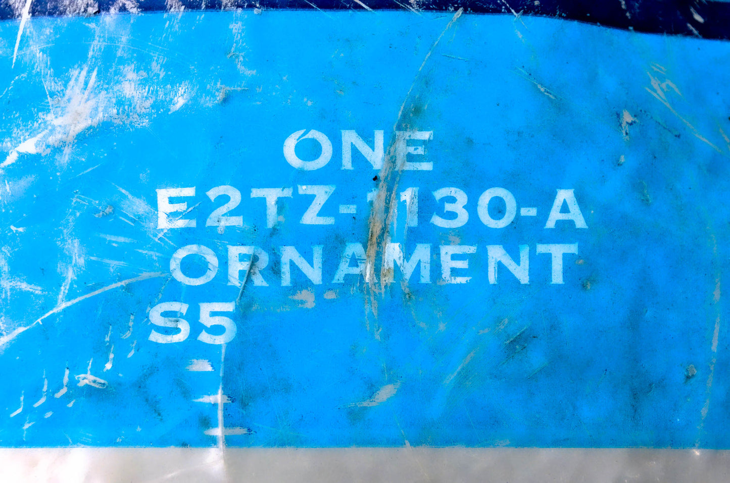 New OEM Ford E2TZ-1130-A Red Emblem Wheel Center Cap NOS