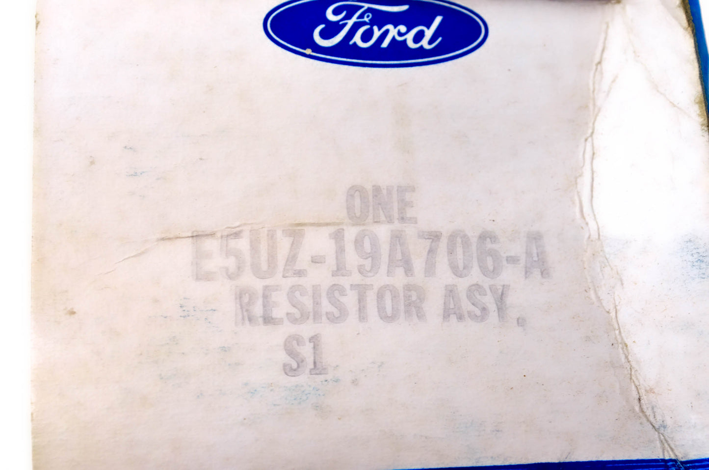 New OEM Ford E5UZ-19A706-A Resistor Assembly NOS