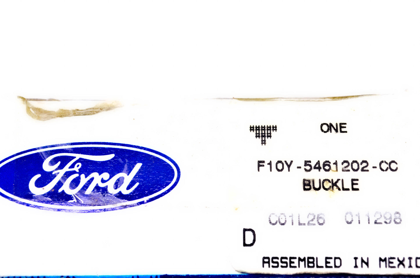 New OEM Ford F1OY-5461202-CC, F10Y-5461202-CC Buckle NOS