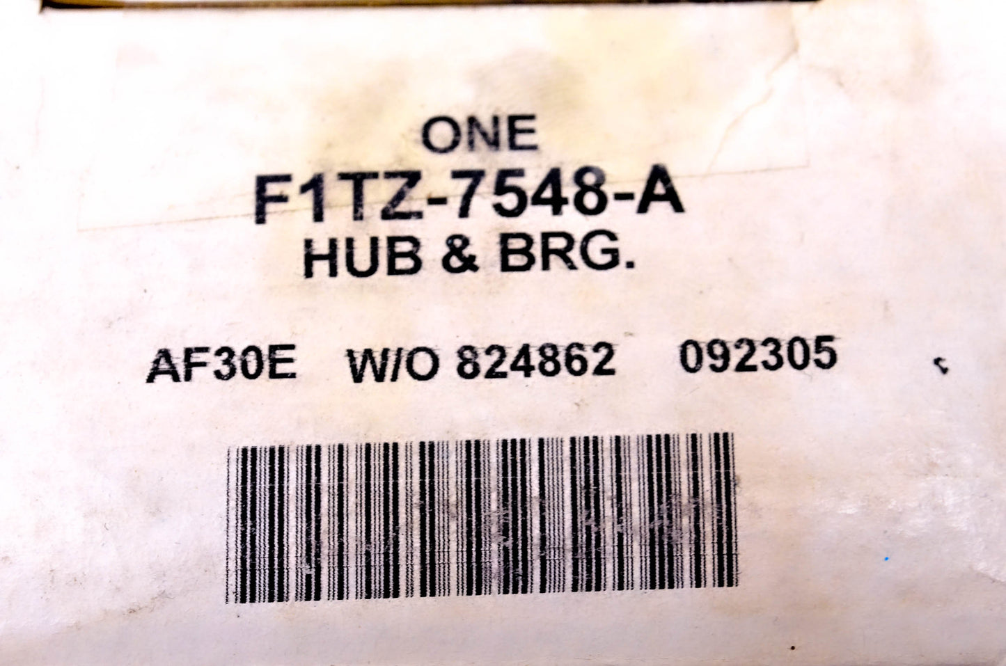 New OEM Ford F1TZ-7548-A Hub & Bearing NOS