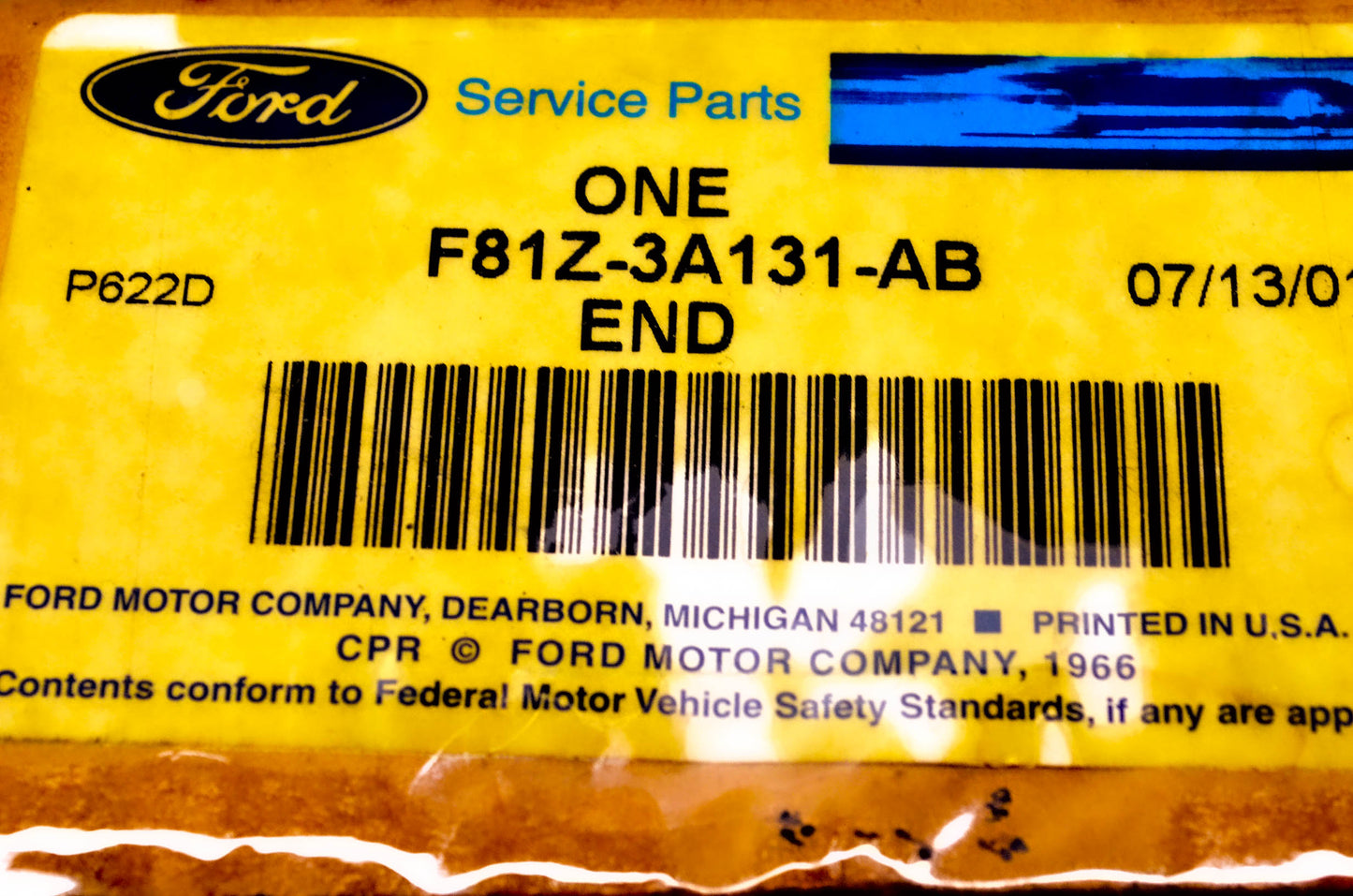 New OEM Ford F81Z-3A131-AB Tie Rod End NOS