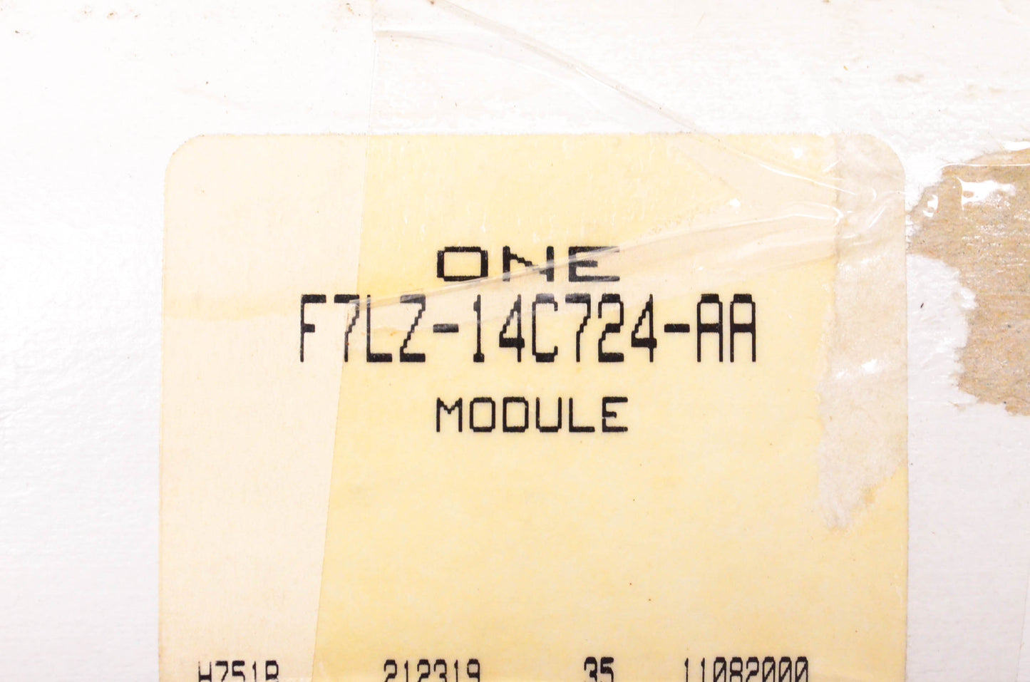 New OEM Ford F7LZ-14C724-AA Heated Seat Module 1997-2002 Lincoln NOS