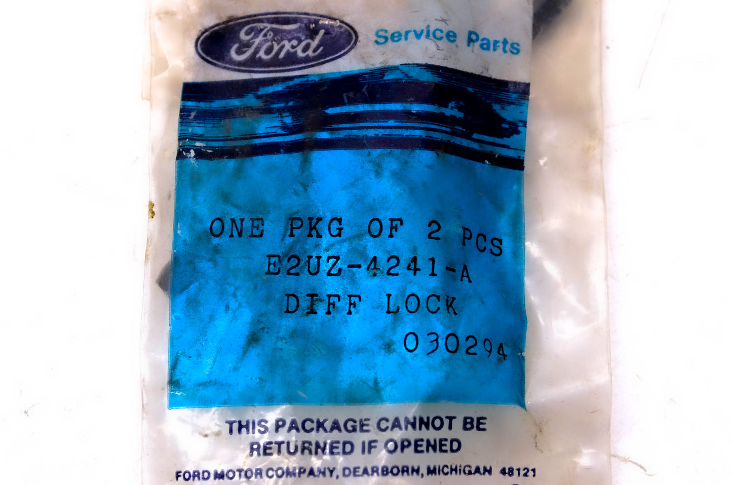 New OEM Ford E2UZ-4241-A Plate Lock Qty 2 NOS