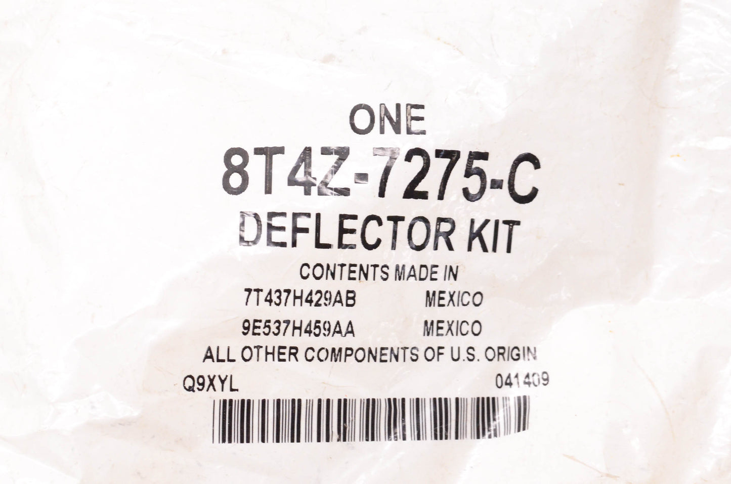 New OEM Ford 8T4Z-7275-C Deflector Kit NOS