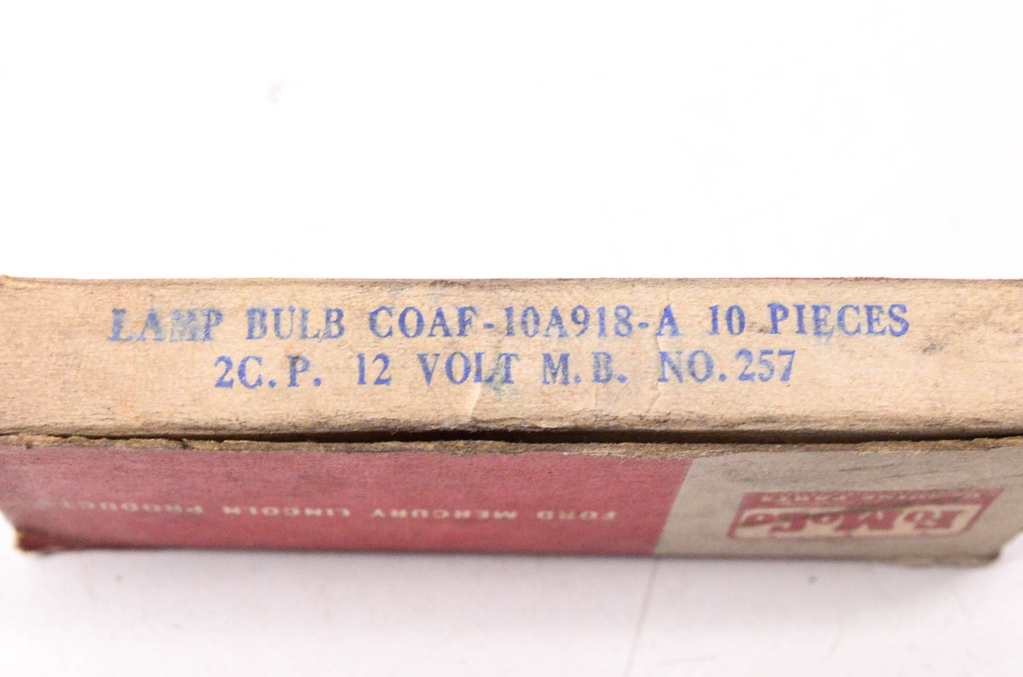 New OEM Ford C0AF-10A918-A, COAF-10A918-A Lamp Bulb 12V Qty 10 NOS