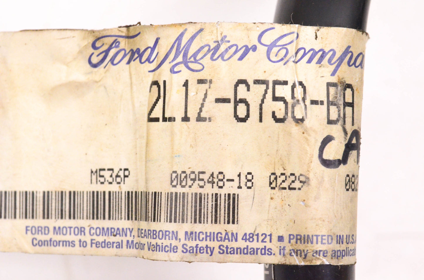 New OEM Ford 2L1Z-6758-BA Engine Air Filter Tube NOS