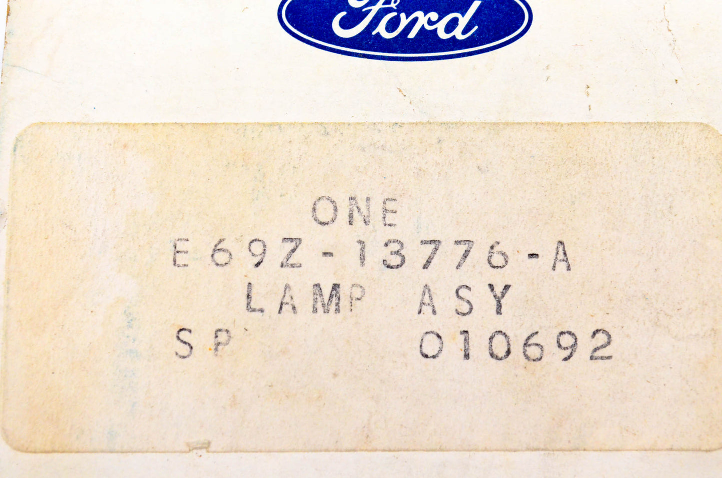 New OEM Ford E69Z-13776-A Courtesy Lamp Assembly NOS