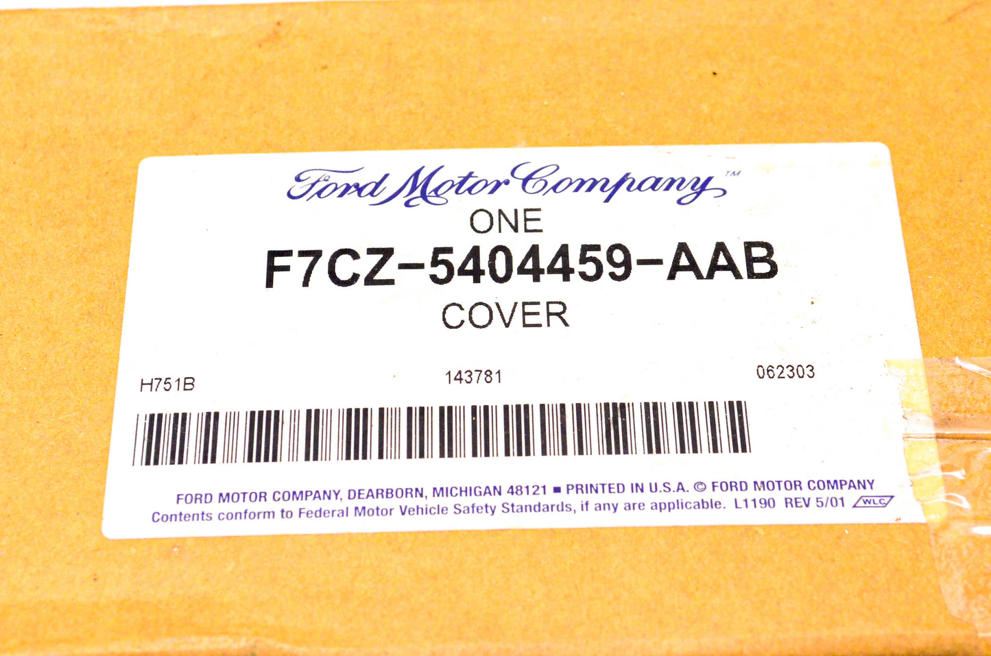 New OEM Ford F7CZ-5404459-AAB Steering Column Upper Shroud NOS