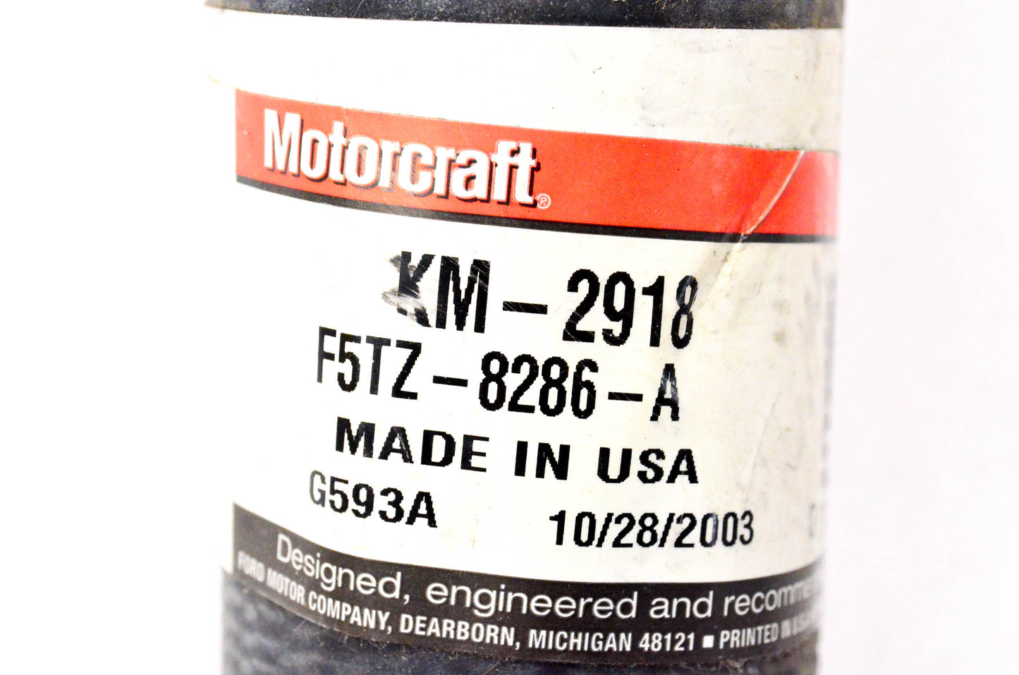 Motorcraft KM-2918, F5TZ-8286-A Radiator Coolant Hose NOS