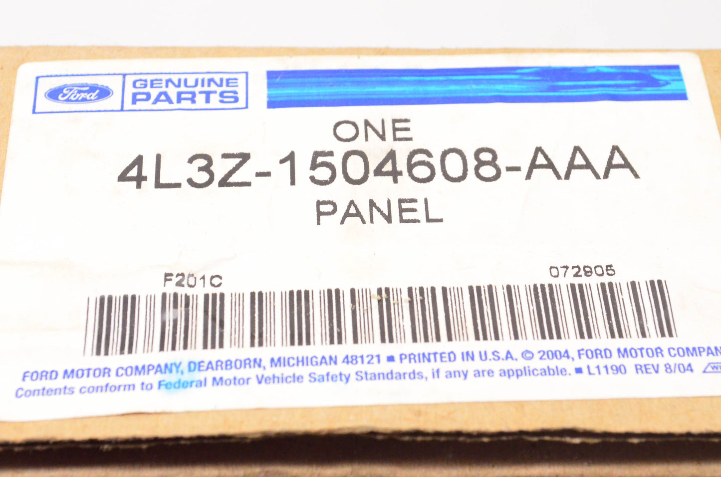New OEM Ford 4L3Z-1504608-AAA Lower Passengers Side Panel NOS