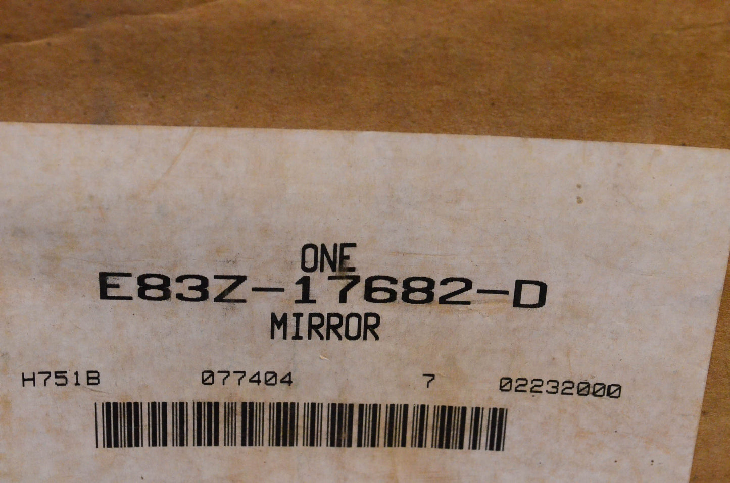 New OEM Ford E83Z-17682-D LH Mirror Assembly NOS