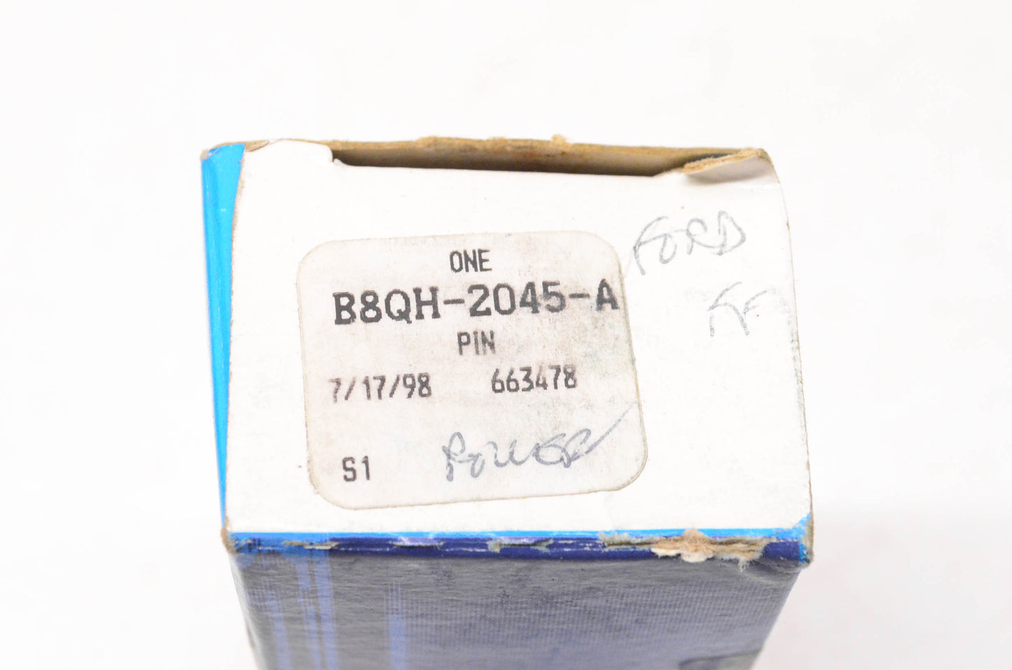 New OEM Ford B8QH-2045-A Brake Roller Pin NOS