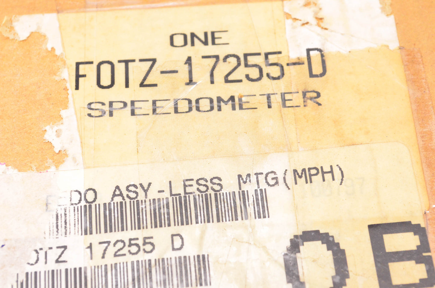 New OEM Ford F0TZ-17255-D Speedometer NOS