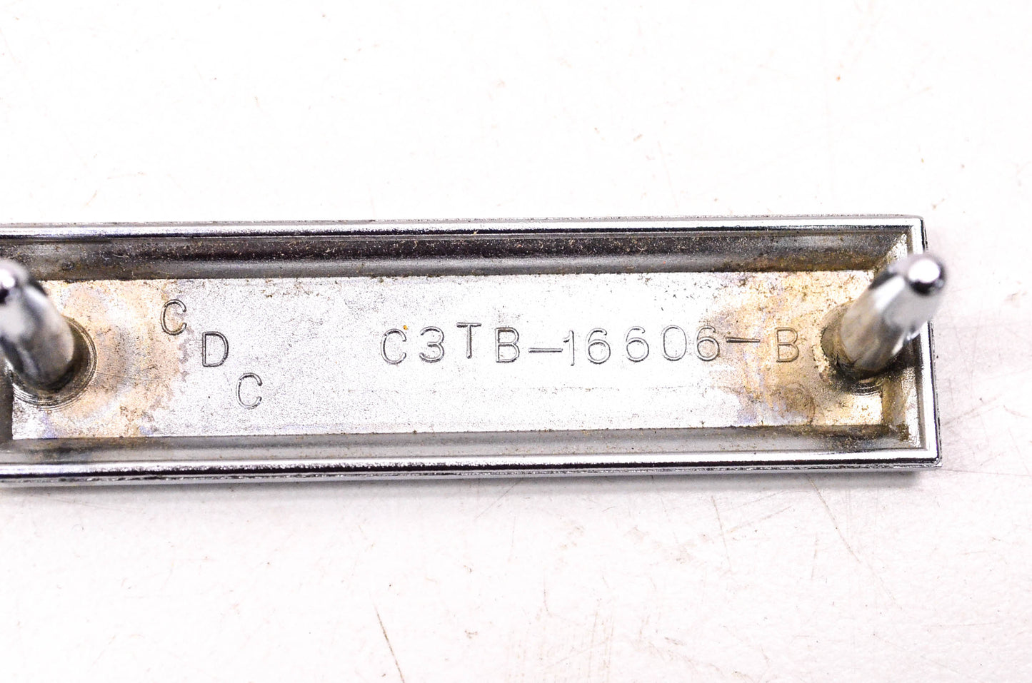 New OEM Ford C3TB-16606-B Chrome Emblem NOS