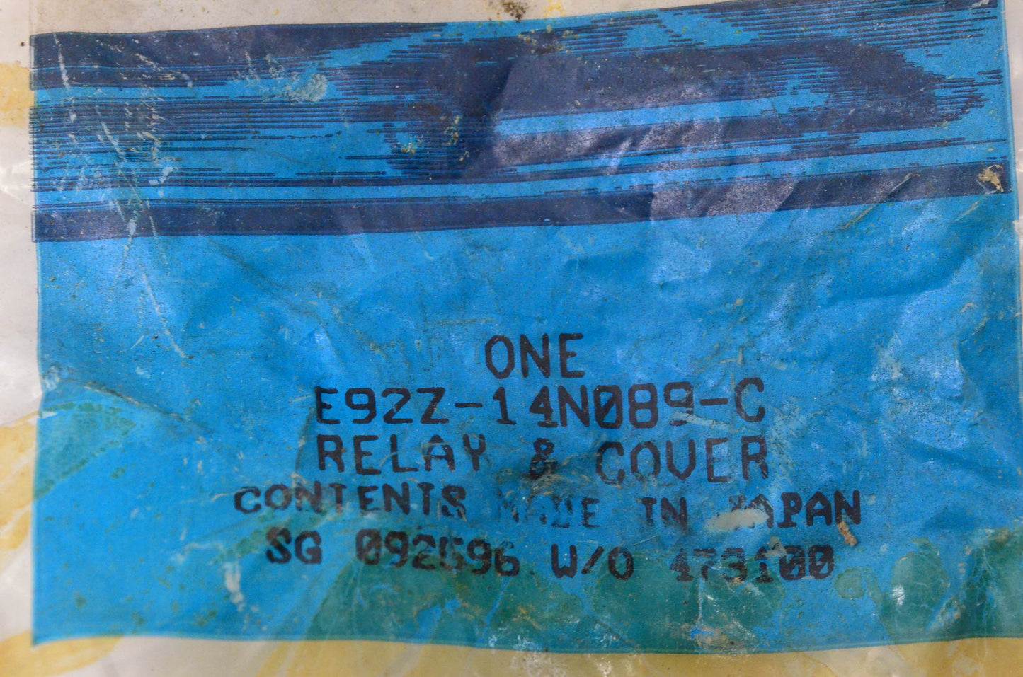 New OEM Ford E92Z-14N089-C Relay & Cover NOS