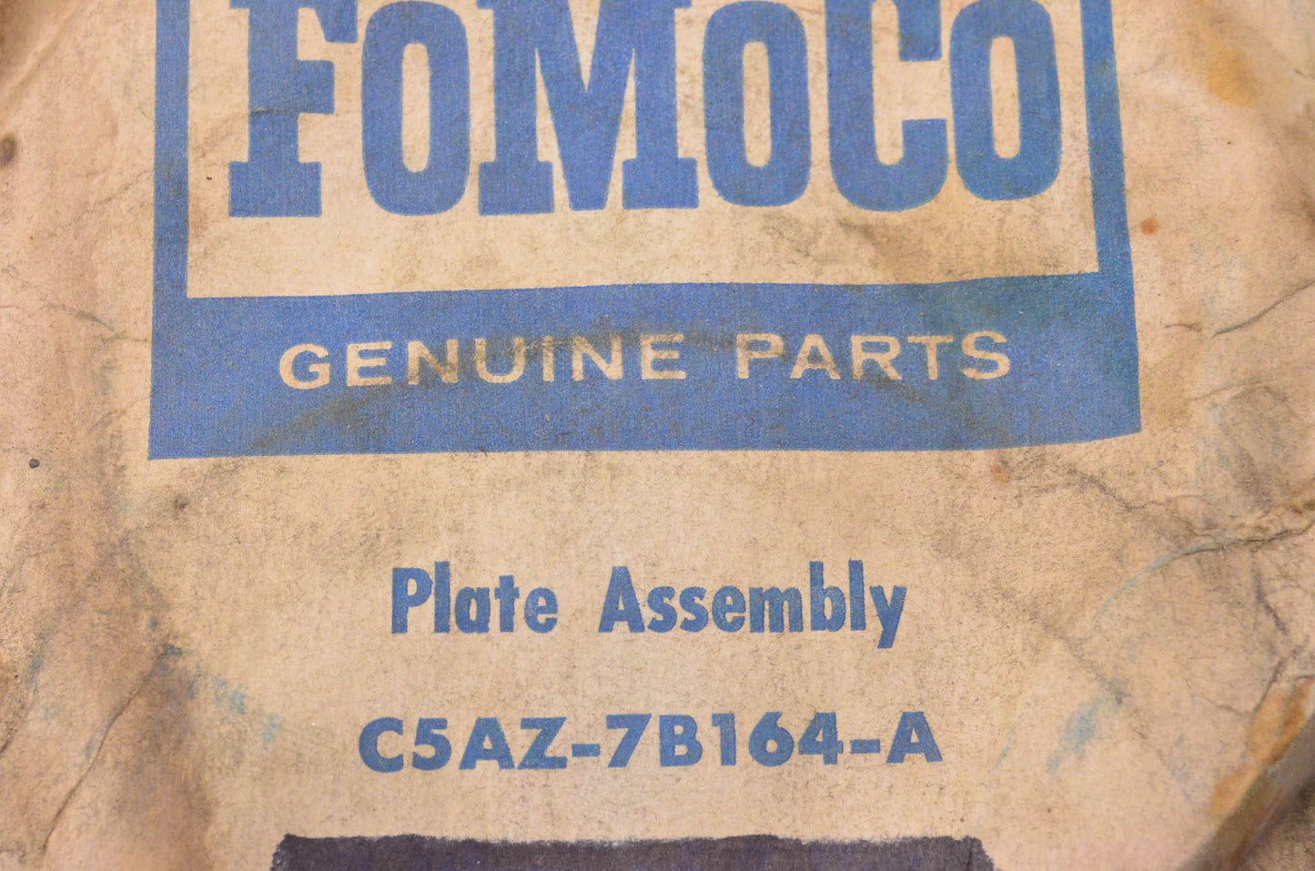 New OEM Ford C5AZ-7B164-A Plate NOS
