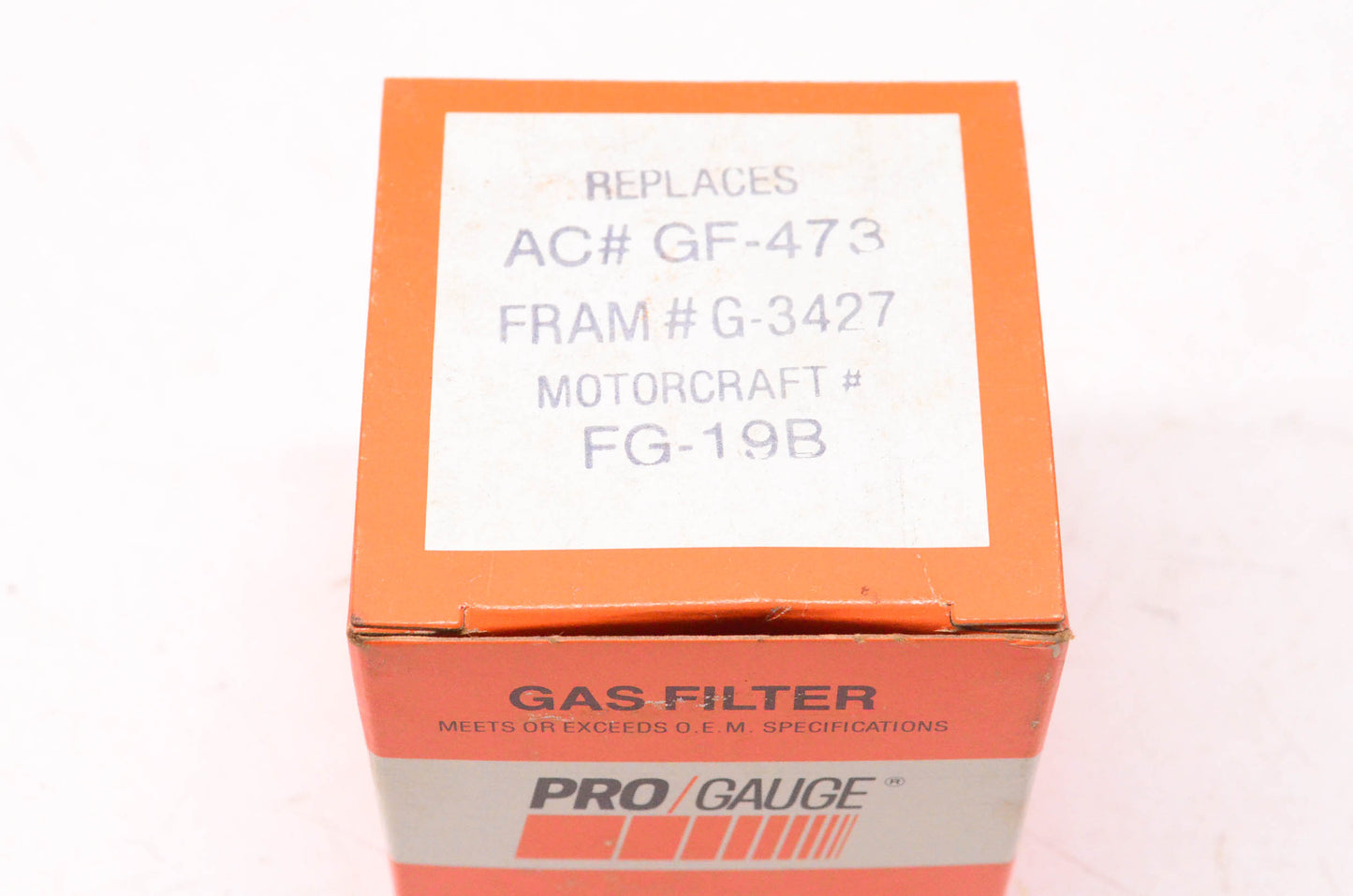 Pro Gauge GF-473, G-3427, FG-19B Gas Filter NOS