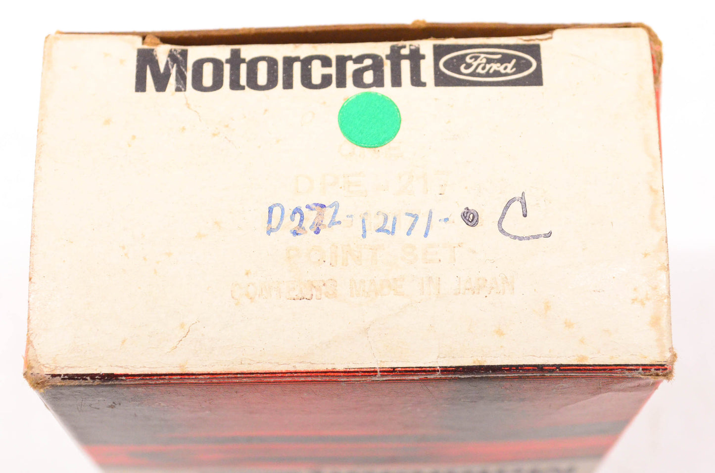 Motorcraft DPE-217, D27Z-12171-C Contact/Ignition Point NOS