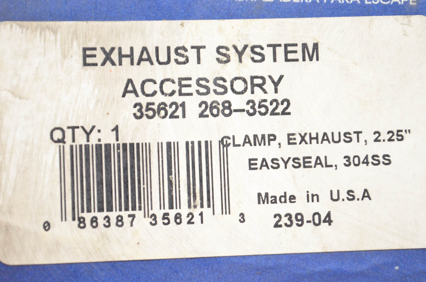 Fleetrite 3561 268-3522 Exhaust Clamp Kit NOS