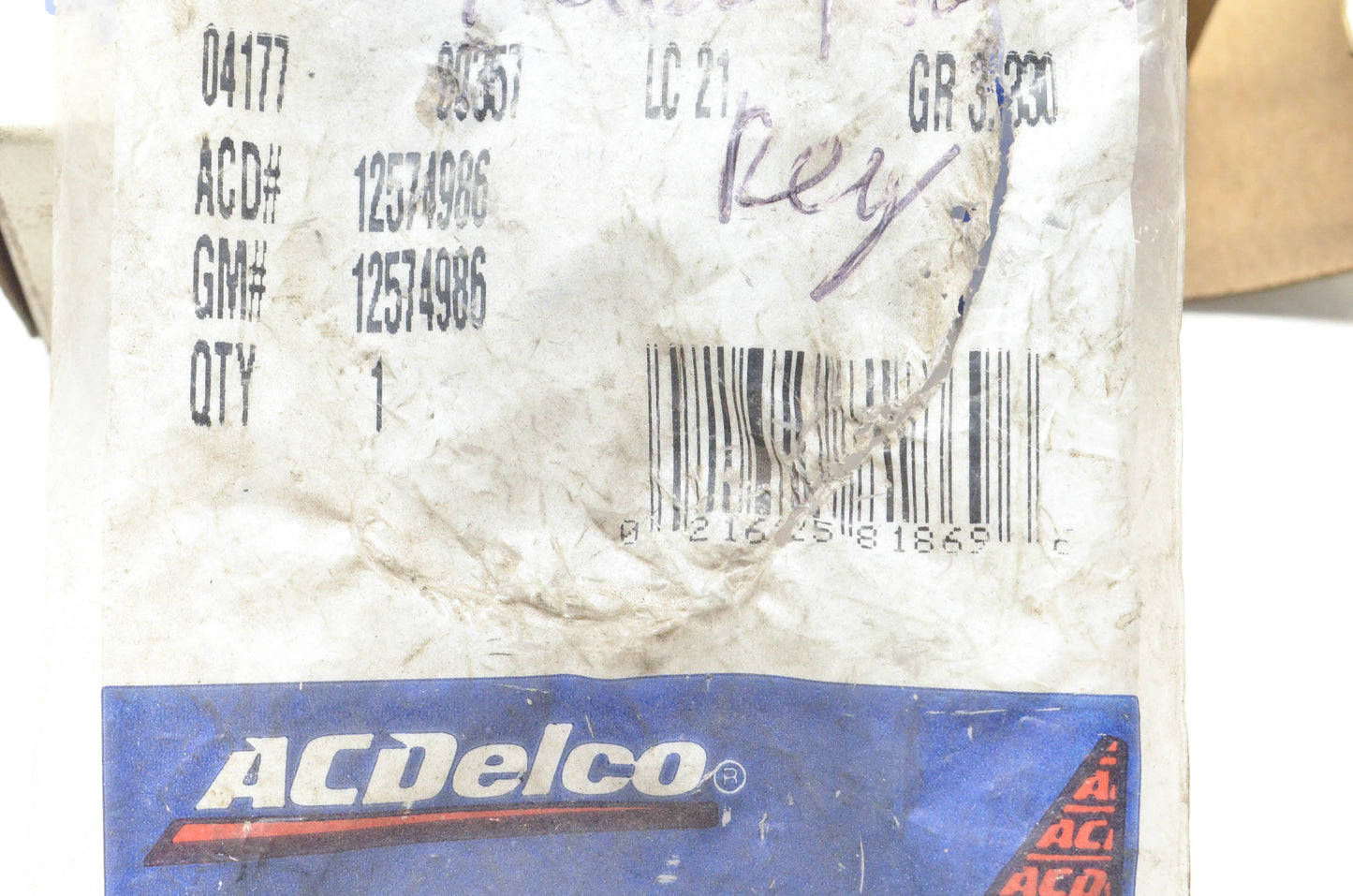 AcDelco 12574986 Fuel Pressure Regulator Kit NOS