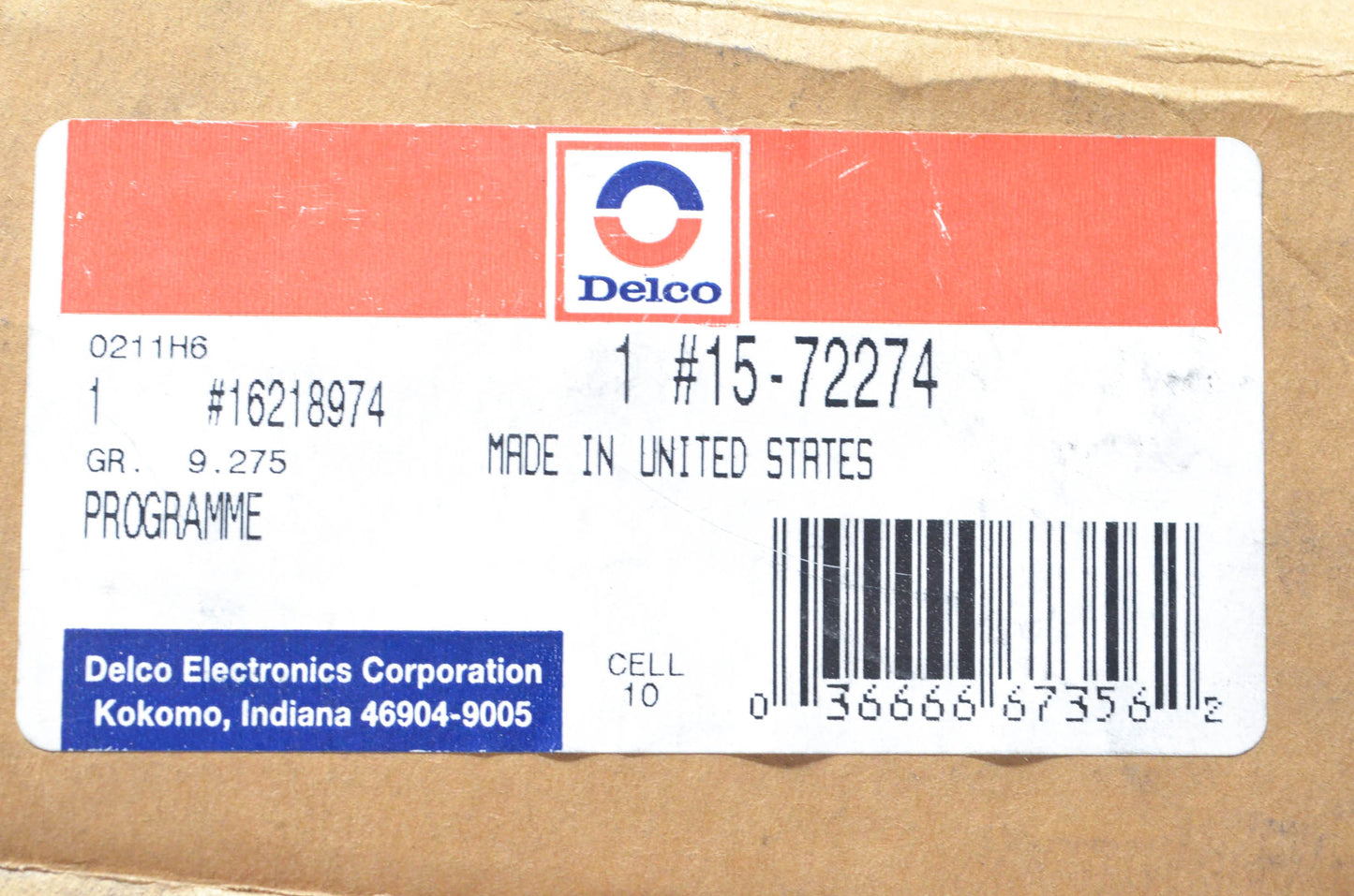 Delco 16218974 Buick Riviera Temperature Module NOS