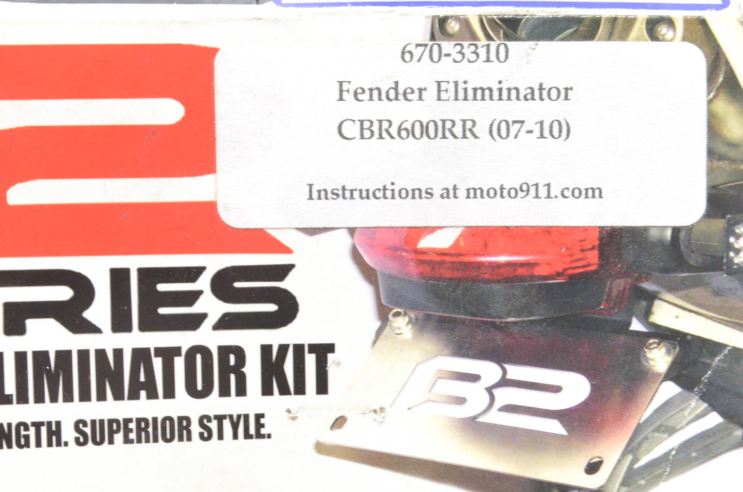 B2 Industries 71-2100BK, 670-3310 Fender Eliminator Kit NOS