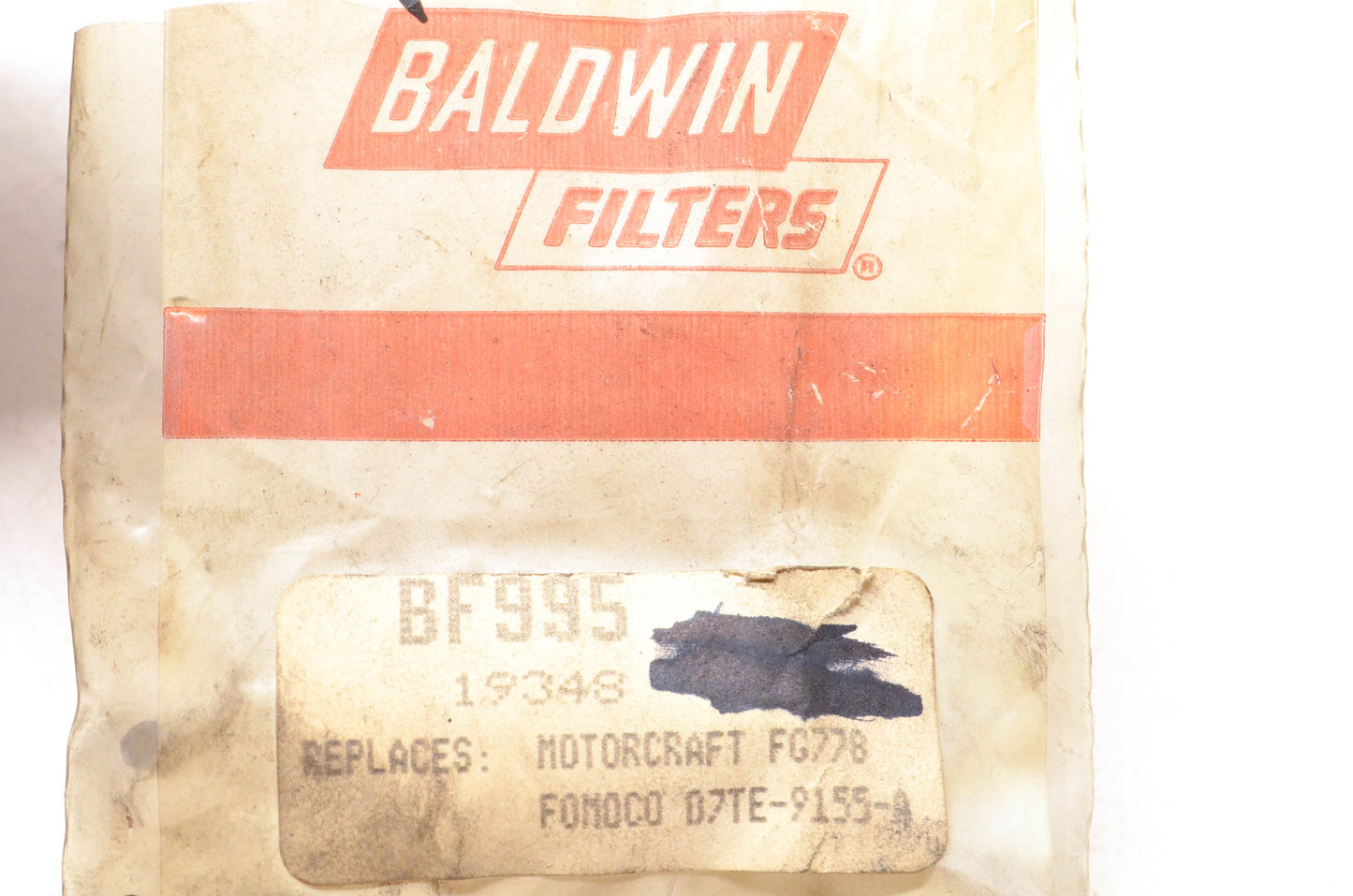 Baldwin Filters BF995, 19348 Gas Filter Element NOS