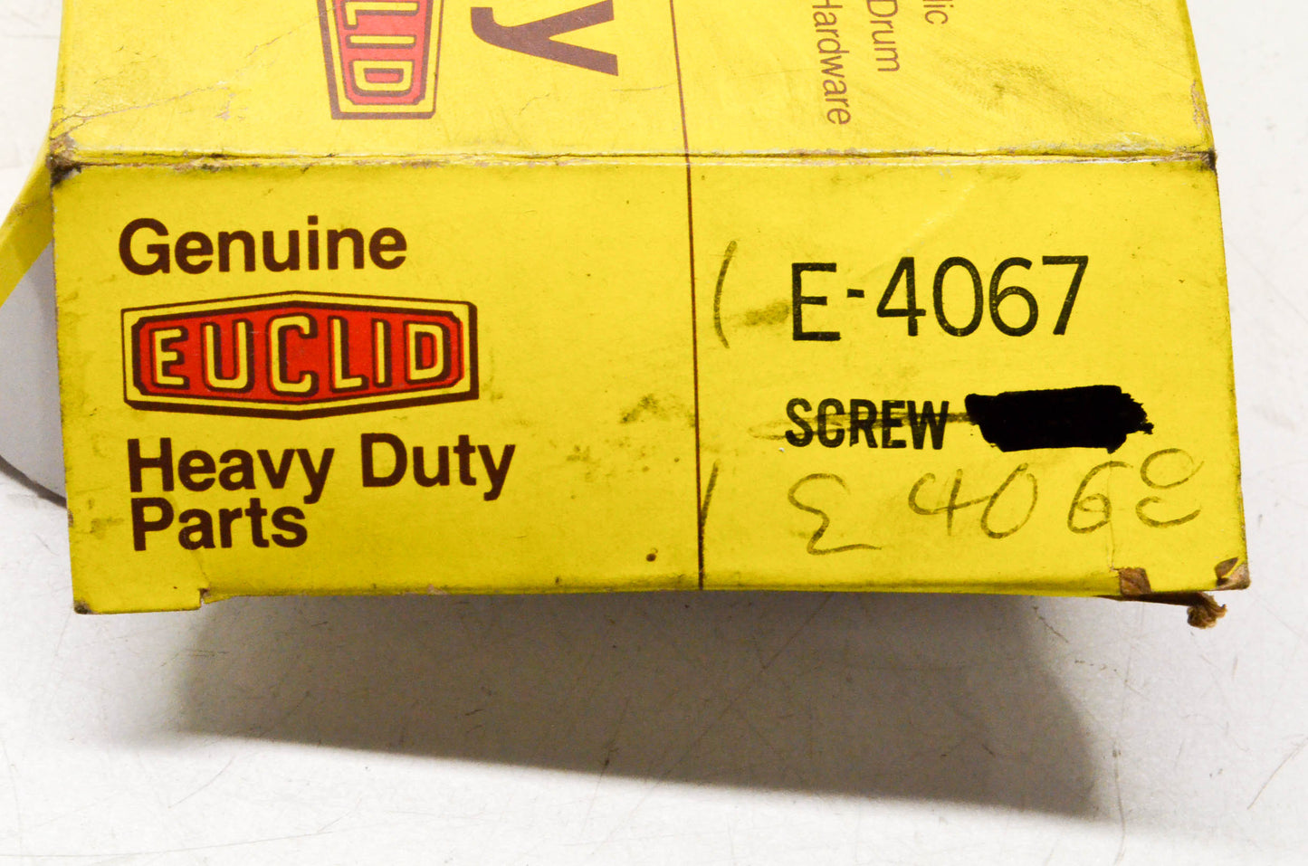 Euclid E-4067 Left Hand Brake Adjust Screw NOS