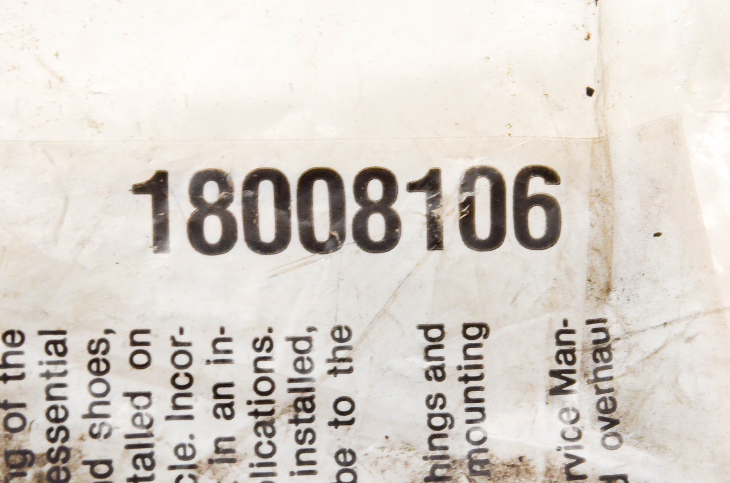 GM 18008106 Bushing Kit NOS