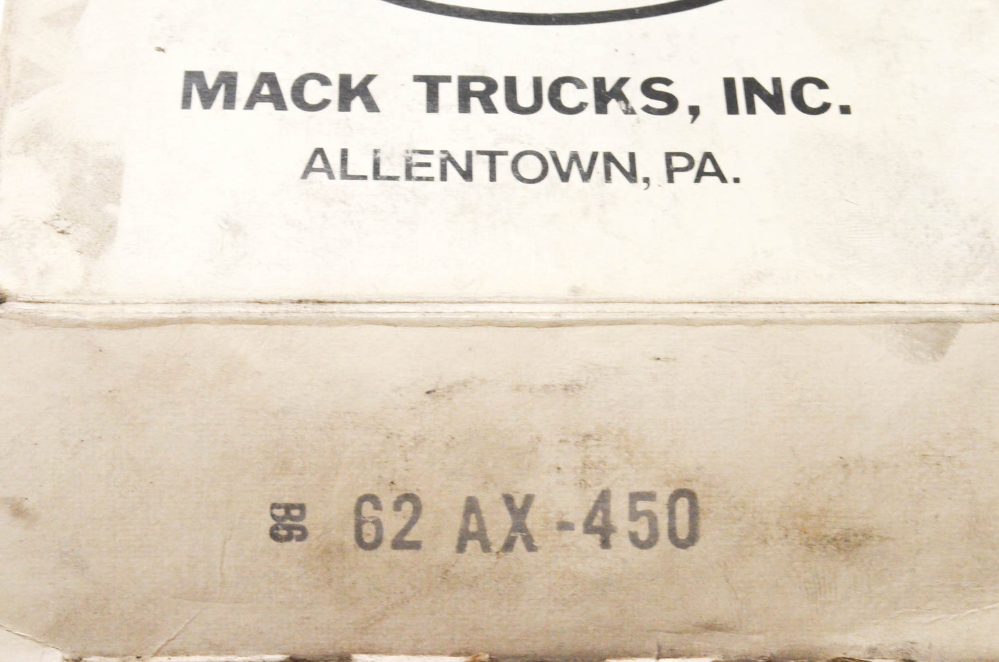 Mack 62 AX-450, 62-AX-450, 62AX450 Bearing Cone NOS
