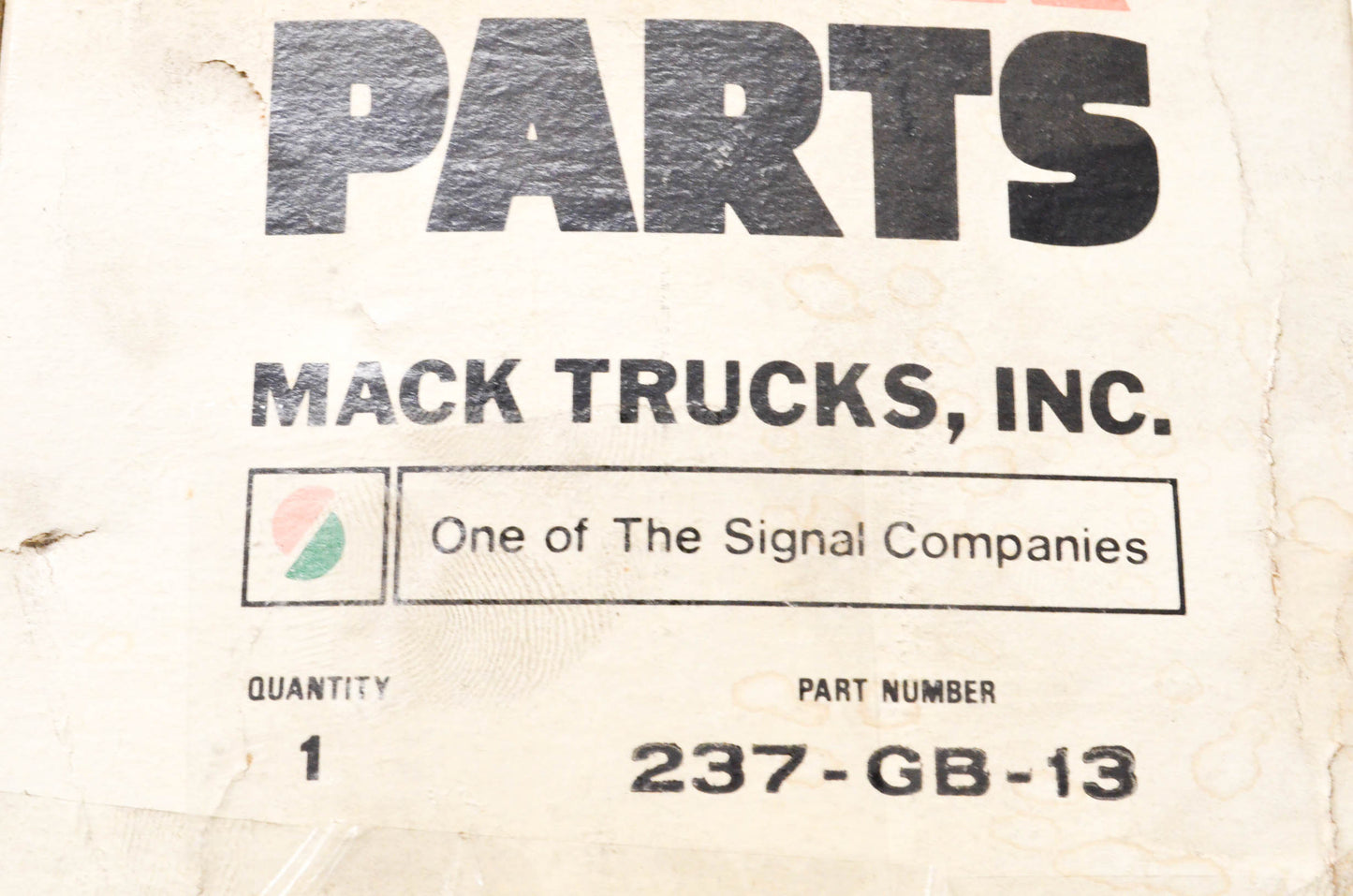 Mack 237GB13, 237-GB-13 Fuel Filter Kit NOS