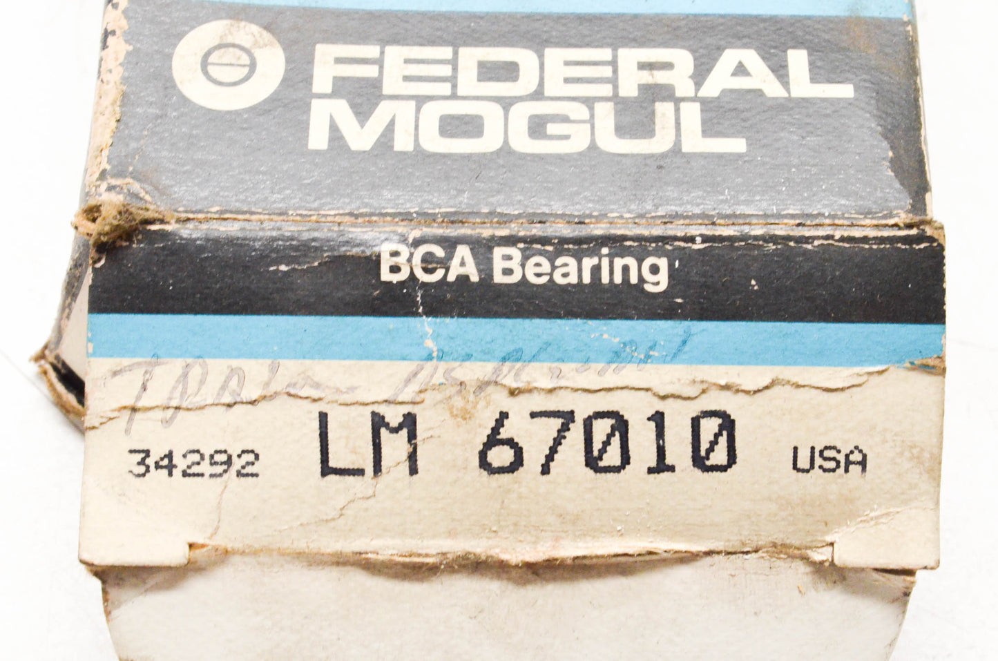 Federal Mogul LM 67010 Bower Bearing Cup NOS