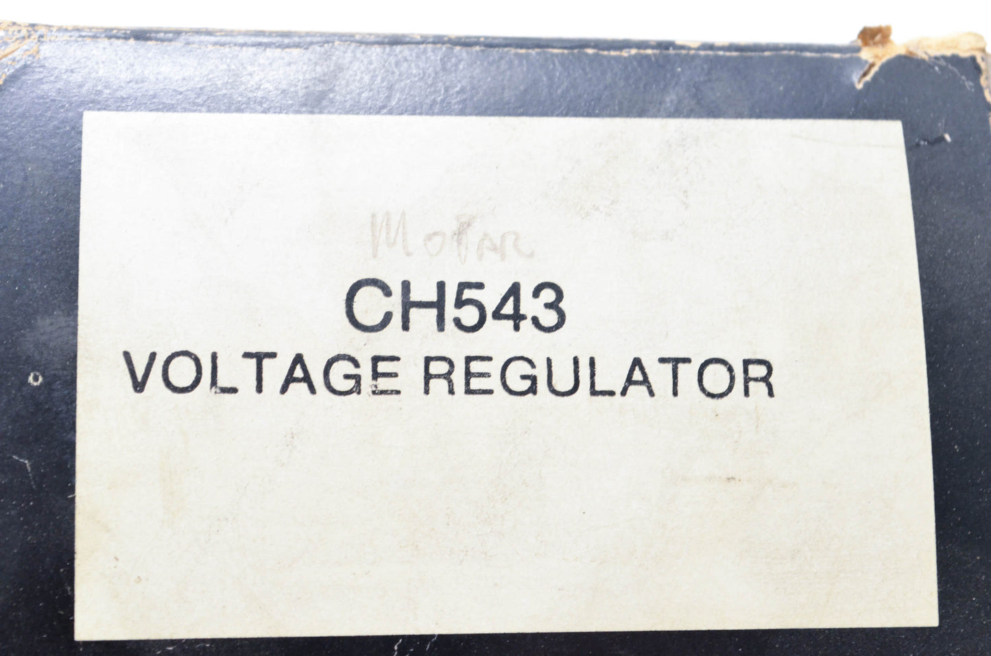 E-Tron CH543 Voltage Regulator NOS