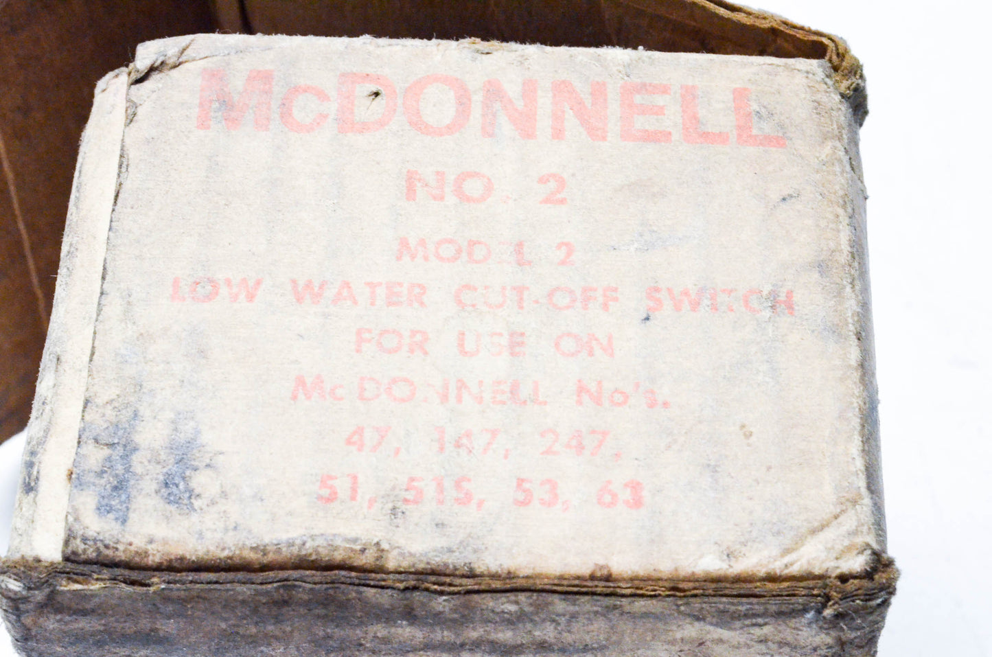 McDonnell & Miller Model 2 Low Water Cut Off Switch NOS