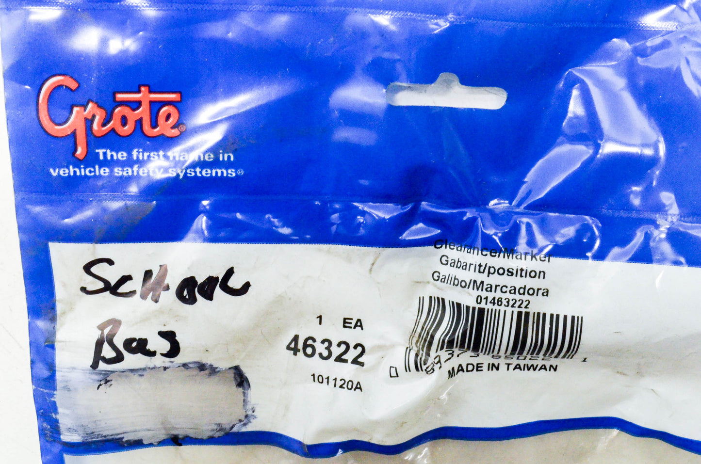 Grote 46322 School Bus Red Marker Lamp NOS