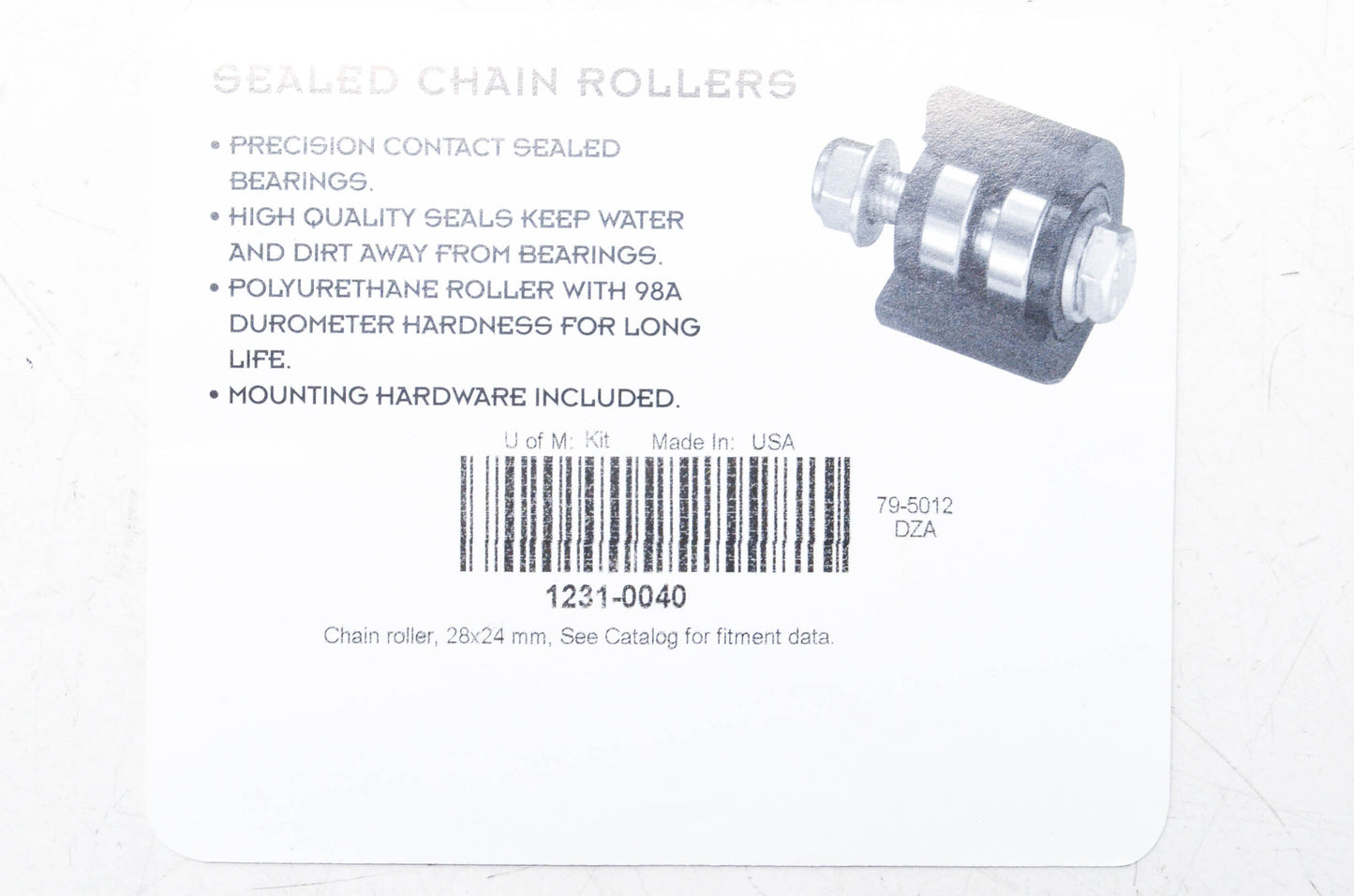 Moose Racing 1231-0040 28 x 24mm Chain Roller NOS