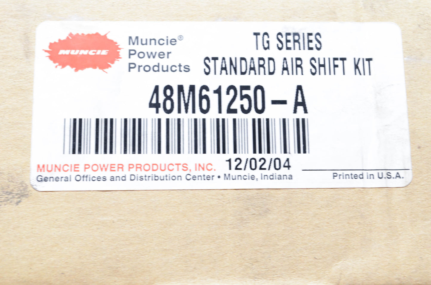 Muncie 48M61250-A Air Shift Kit NOS