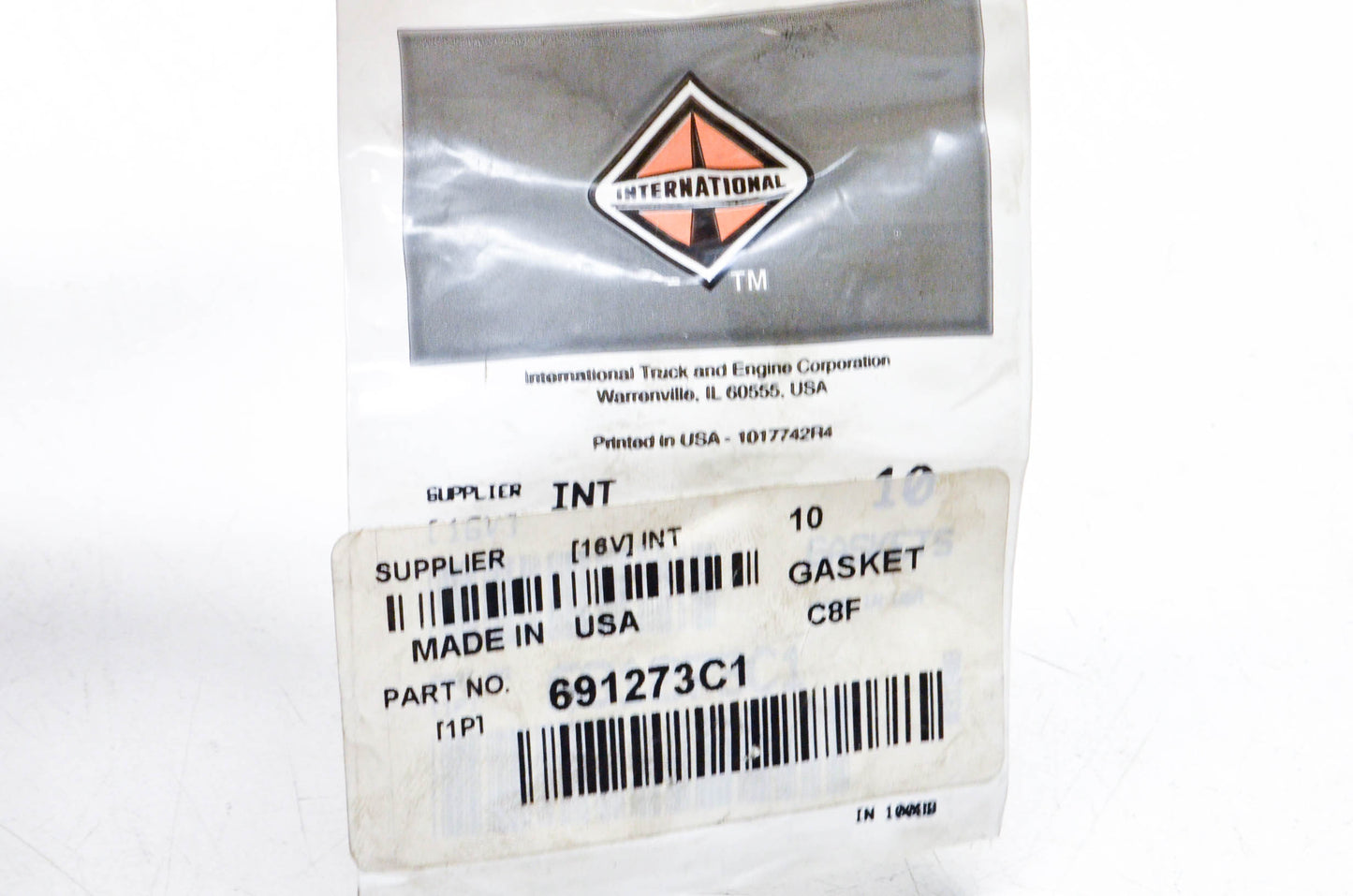 International 691273C1 Copper Gasket NOS