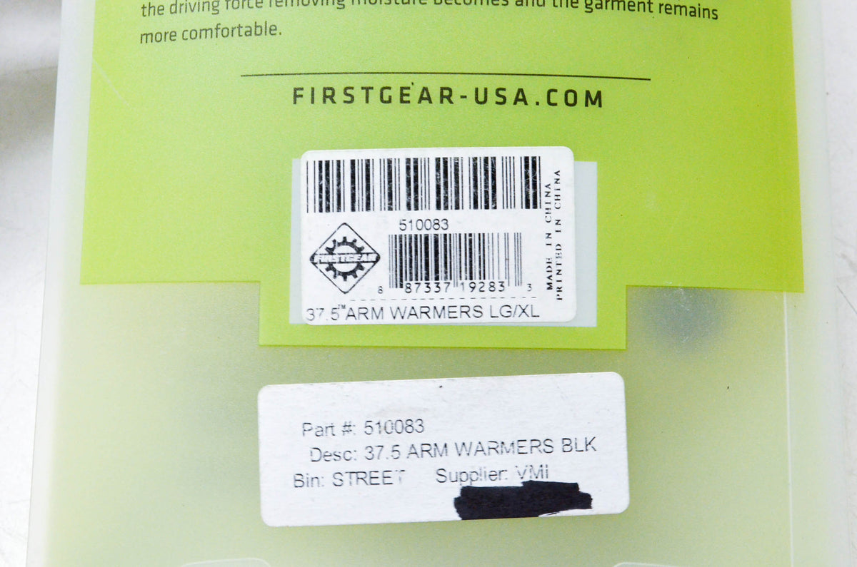 FirstGear 510083 Quick Drying Arm Warmers NOS