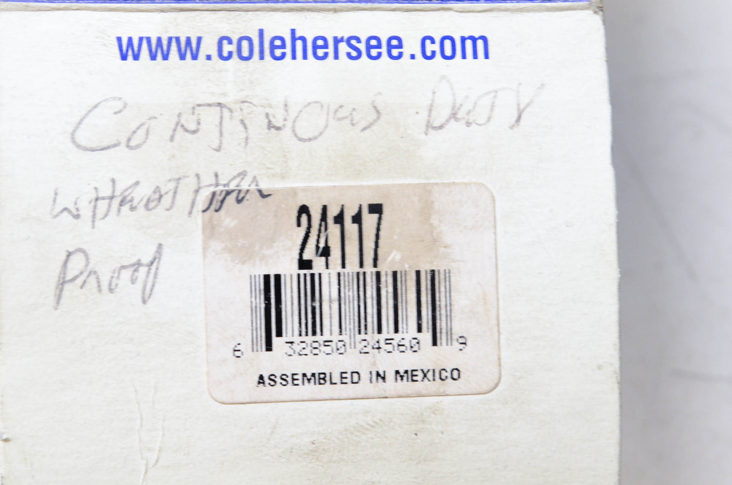 Cole Hersee 24117 Continuous Duty Solenoid SPST NOS