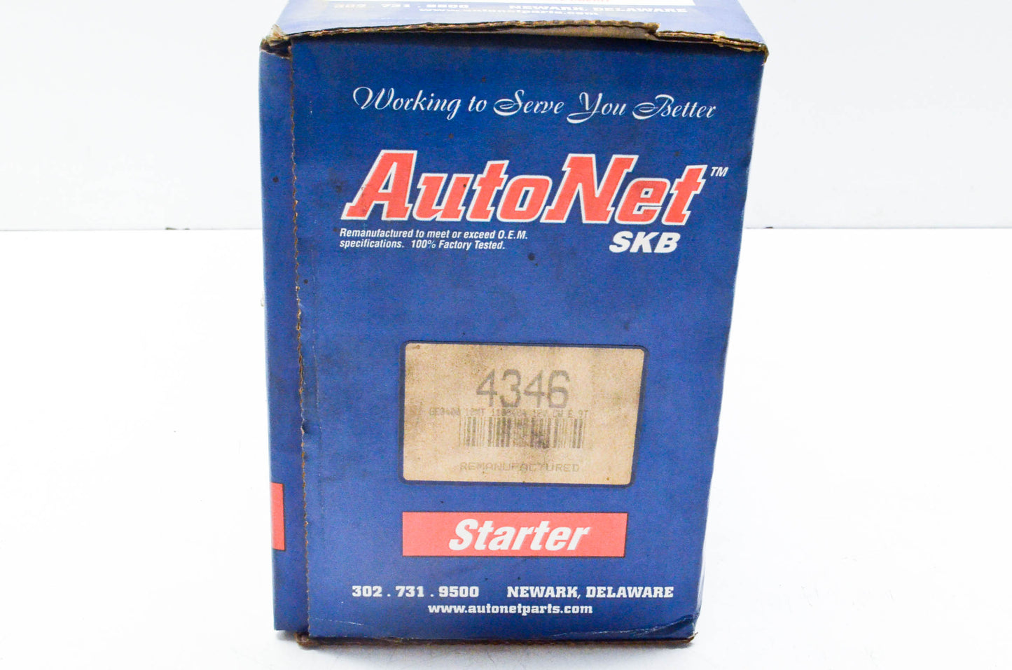 AutoNet 4346, 1998467 3D28 4 Remanufactured Starter NOS